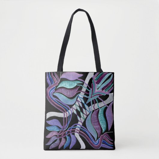 MerlinMistique op een all over print canvas tas (Voorkant)