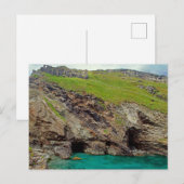 Merlin's Cave, Tintagel Cornwall Briefkaart (Voorkant / Achterkant)