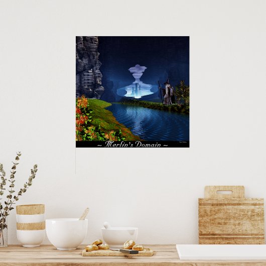 Merlin's Domein Poster (Keuken)