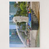 Merlion fontain, Singapore Legpuzzel (Verticaal)