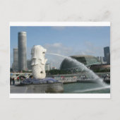 Merlion Singapore Briefkaart (Voorkant)