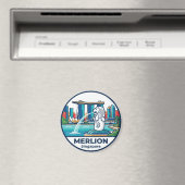 Merlion Singapore Magneet (Insitu (Vaatwasser))