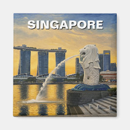 Merlion Singapore Magneet