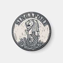 Merlion Singapore Magneet