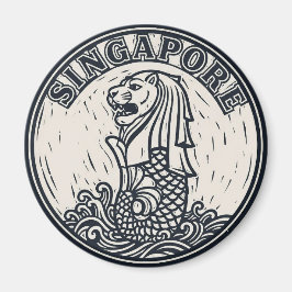 Merlion Singapore Magneet