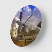 Merlion, Singapore Ronde Klok (Hoek)