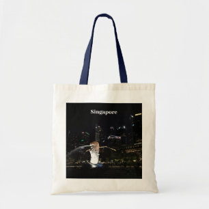 Merlion & Singapore Skyline #1 Canvas tas