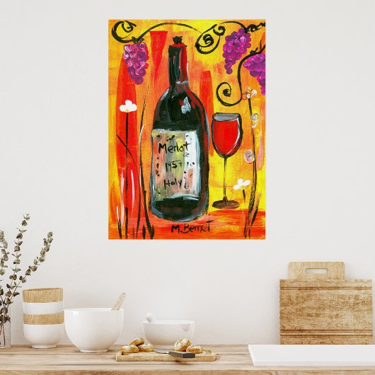 Merlot 1957 poster (Keuken)