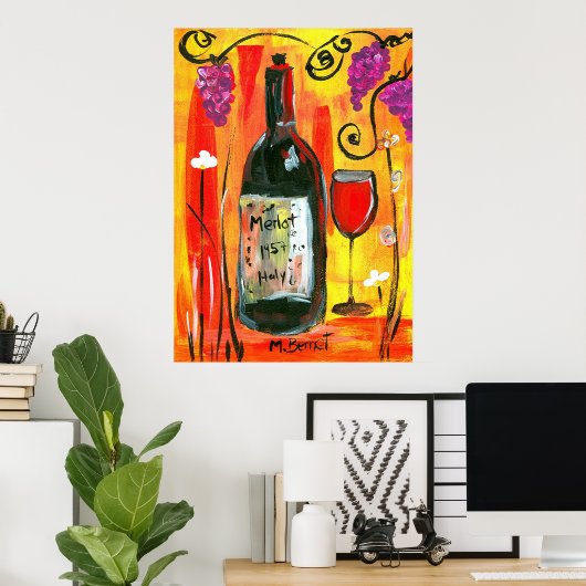 Merlot 1957 poster (Thuiskantoor)