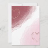 Merlot and Blush Pink Bridesmaids Luncheon (Achterkant)