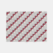 Merlot Cabernet Red Wine Glass Drink Winery Fleece Deken (Voorkant (Horizontaal))