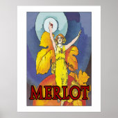 Merlot Maid, wijn Poster (Voorkant)
