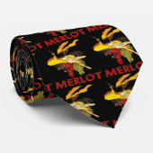 Merlot meid met druiven, stropdas (Opgerold)