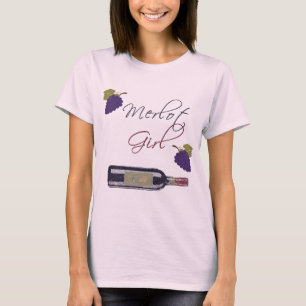 Merlot Meisje - Liefhebbers van Wijn uit een Goed T-shirt