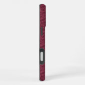 Merlot Paisley iPhone Hoesje (Rechterkant)