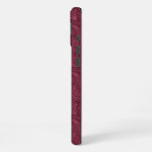 Merlot Paisley iPhone Hoesje (Linkerkant)