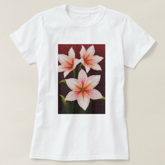 Merlot Radiance Lily T-shirt (Design voorkant)