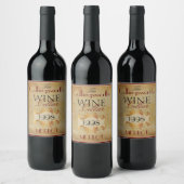 Merlot Rode Wijn Flesje Label Gepersonaliseerd Wijn Etiket (Flessen)