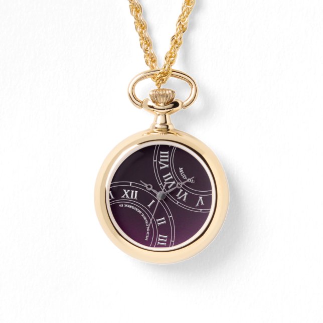 Merlot Shadow RN Ketting Watch (Voorkant)