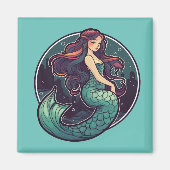 MERMAID #1 magneet (Voorkant)