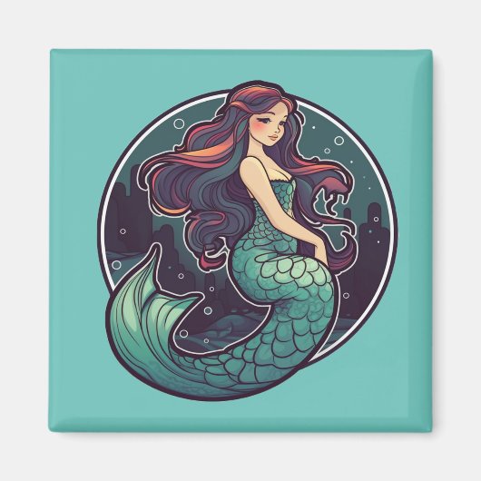 MERMAID #1 magneet (Voorkant)