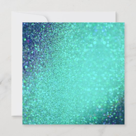 Mermaid 1st Birthday Kaart (Achterkant)