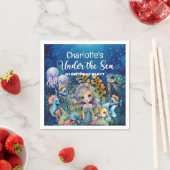 Mermaid 1st Birthday Party Servet (Insitu)