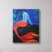 Mermaid 2 canvas afdruk (Voorkant)