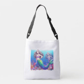 Mermaid 2 crossbody tas (Achterkant)