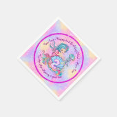 Mermaid 2e verjaardag: De verandering geeft Tekst Servet (Hoek)