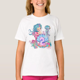 Mermaid 2e verjaardag: De verandering geeft Tekst  T-shirt