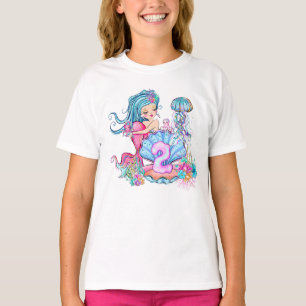 Mermaid 2e verjaardag: De verandering geeft Tekst T-shirt