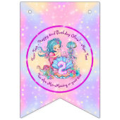 Mermaid 2e verjaardag: De verandering geeft Tekst  Vlaggetjes (Tweede vlag)