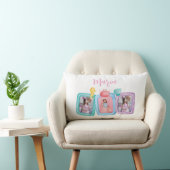 Mermaid 3 Photo Collage Kind naam Kussen (Stoel)