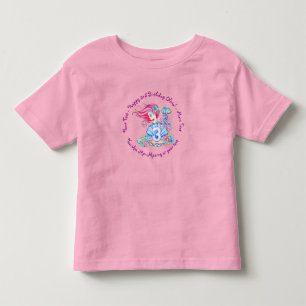 Mermaid 3rd Birthday-wijziging Geef tekst aan Pers Kinder Shirts