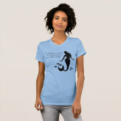 Mermaid 40th Birthday T-Shirt (Voorkant volledig)