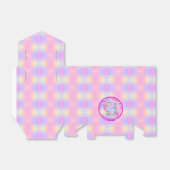 Mermaid 4th Birthday Change geeft Tekst aan Person Bedankdoosjes (Uitgevouwen)