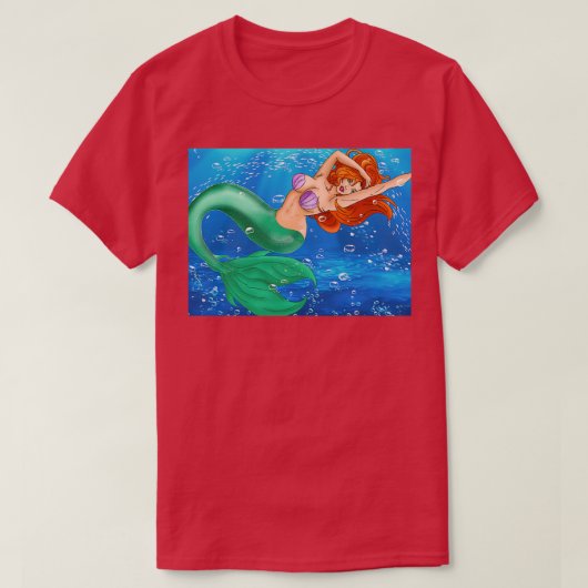 Mermaid 6 t-shirt (Design voorkant)