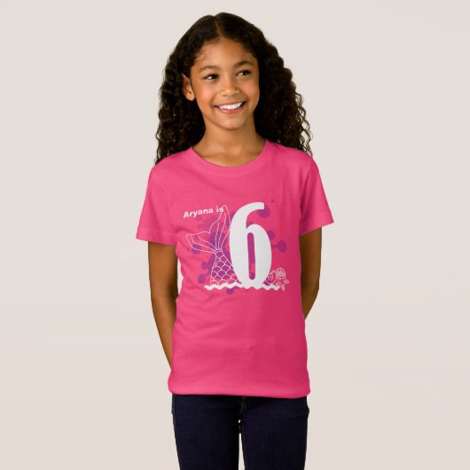Mermaid 6 T-Shirt (Voorkant volledig)