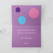 Mermaid 8th Birthday Card for Daughter Kaart (Binnen)