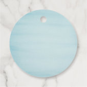Mermaid AA Favor Tag Bedankjes Labels (Achterkant)