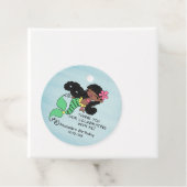 Mermaid AA Favor Tag Bedankjes Labels (In situ)