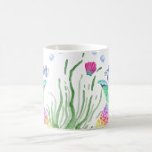 Mermaid aangepaste naam Mok (Center)