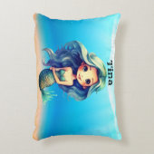 Mermaid Accent Kussen (Voorkant(Verticaal))