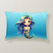 Mermaid Accent Kussen (Achterkant)
