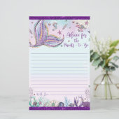 Mermaid Advice for the Ouents to be Message Card (Staand voorkant)