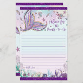 Mermaid Advice for the Ouents to be Message Card (Voorkant / Achterkant)