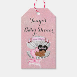 Mermaid African American Baby Pink Shell Pearls Cadeaulabel