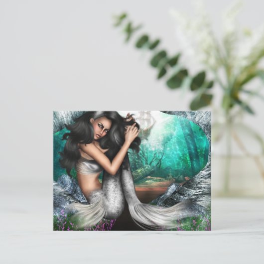 Mermaid Allure Briefkaart (Staand voorkant)