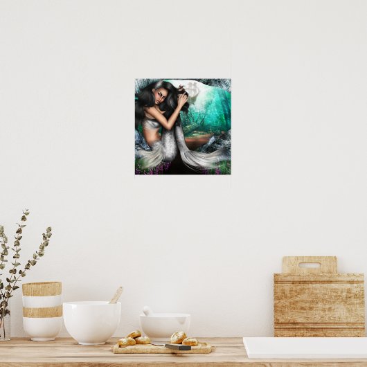 Mermaid Allure Poster (Keuken)